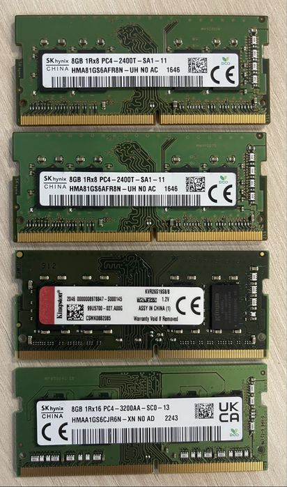 Memorii DDR4 SO-DIMM 8GB pentru laptop