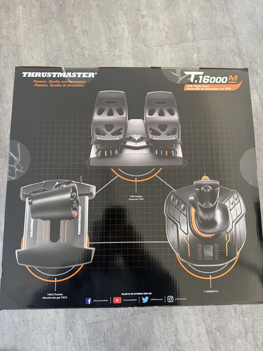 Vand Kit Joystick Thrustmaster T-1600M FCS Flight Pack
