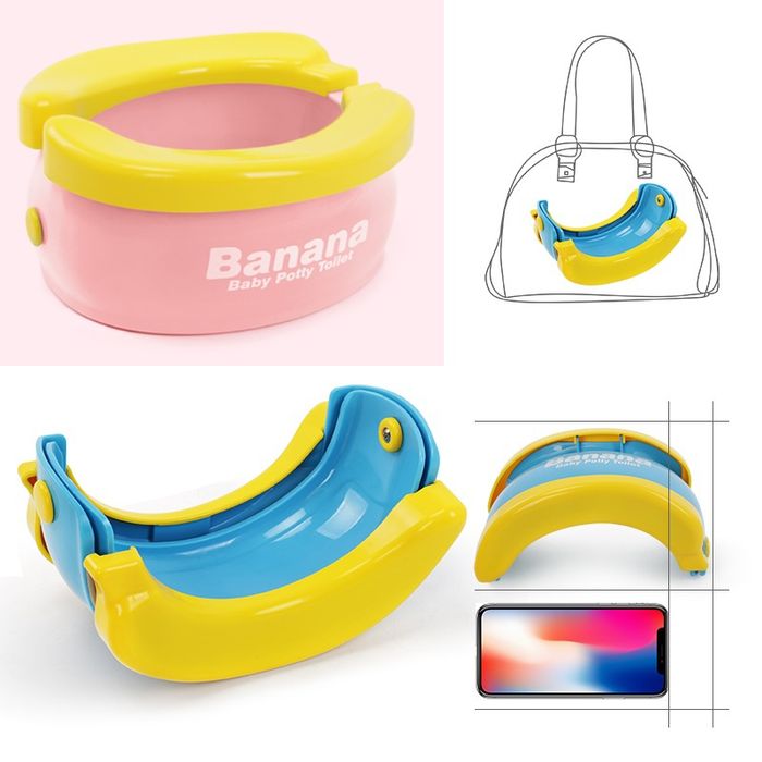 Горшок детский дорожный  Kids Portable Toilet Training Baby