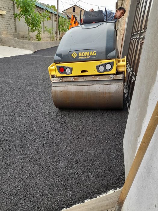 Asfalt qilamiz Асфальт асфальтирование