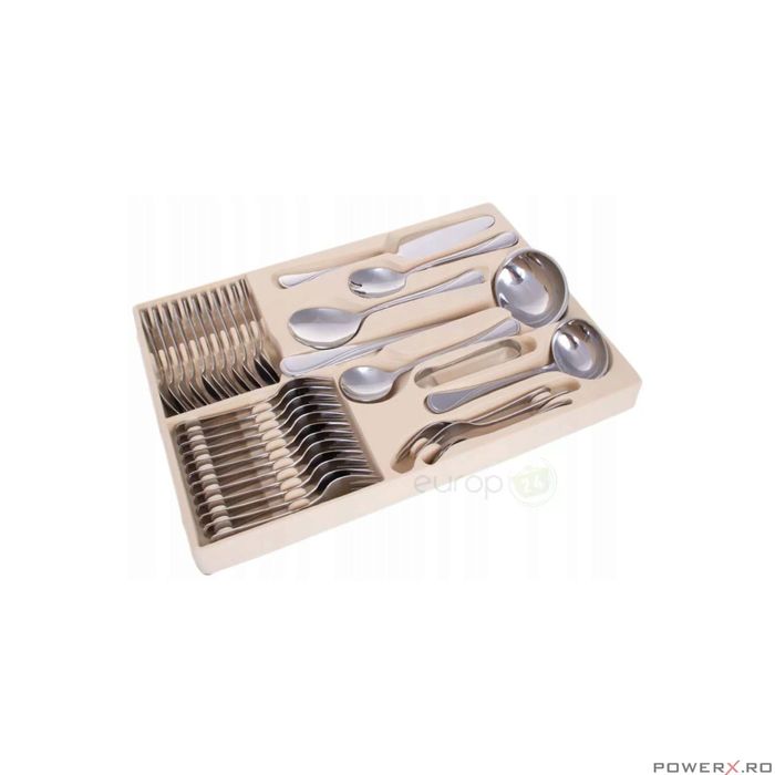Set tacamuri din inox, 72 de piese, geanta depozitare, Kinghoff