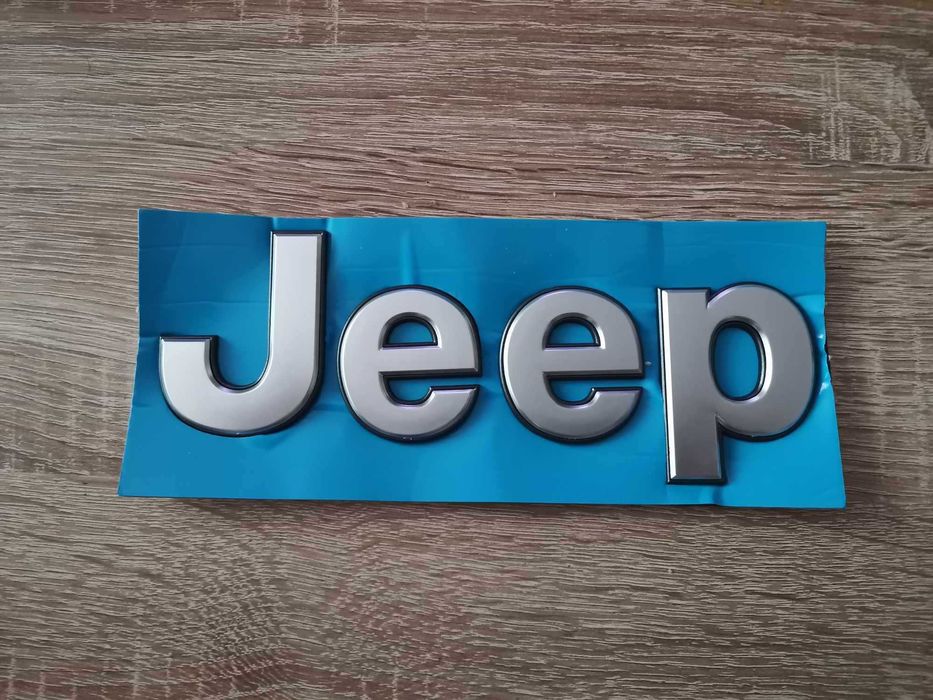 сребристи надписи Jeep/Джийп голям размер