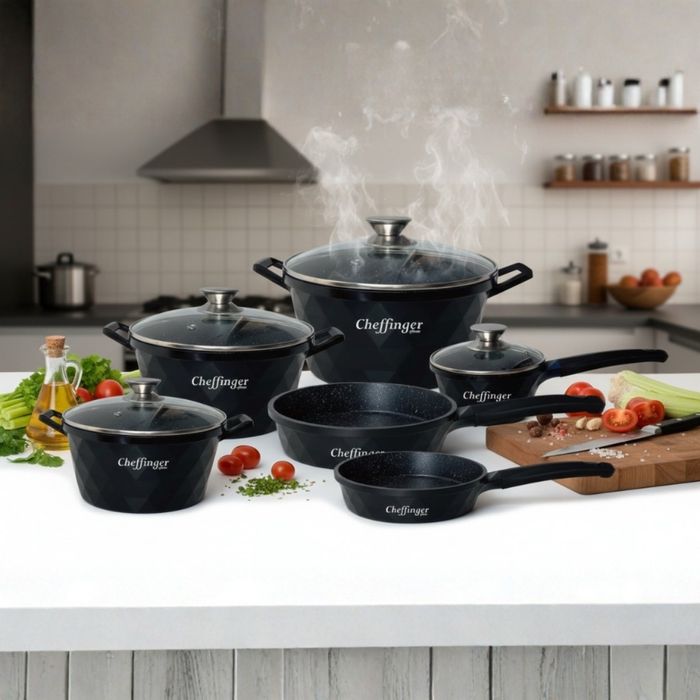 Премиум комплект съдове за готвене 12 части