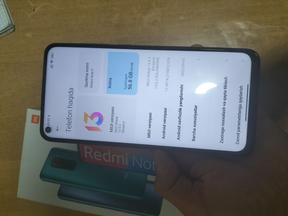 Redmi Note 9 sotiladi
