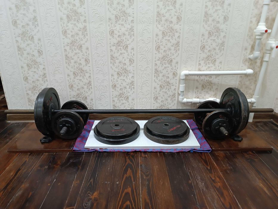 Штанга и гантели разборные