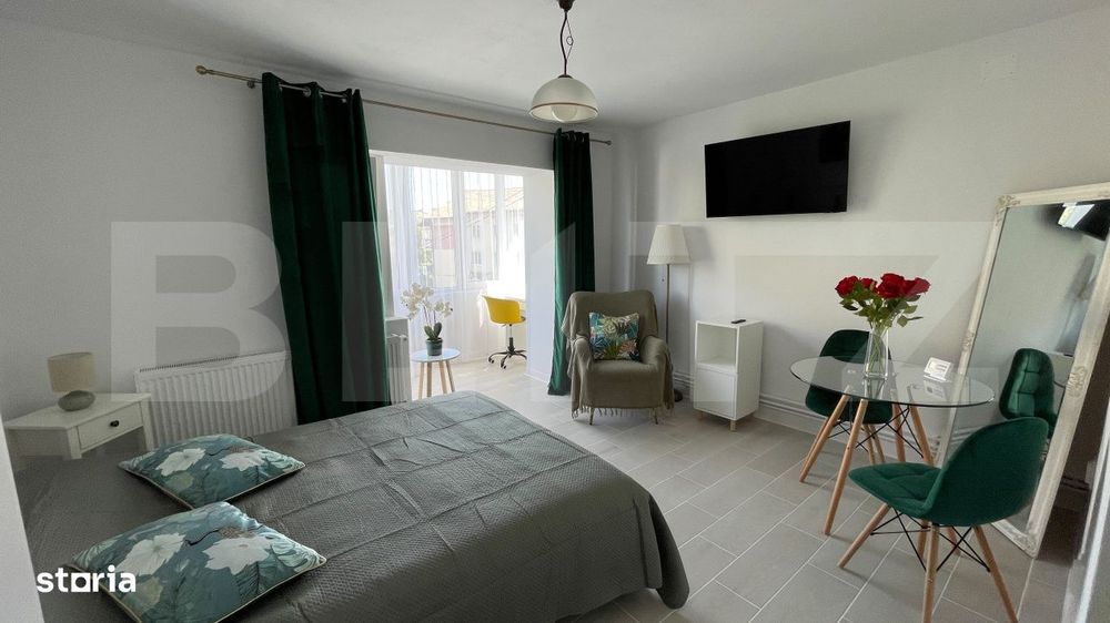 Apartament cu 1 camera de inchiriat, 30 mp, zona Bradet