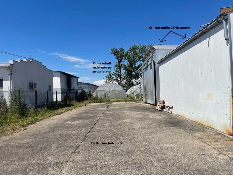 Hala industrială + teren de vânzare (si inchiriere) Satu Mare