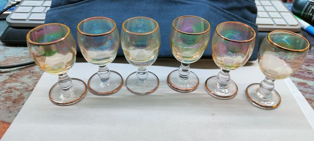 Set 6 pahare anii 70