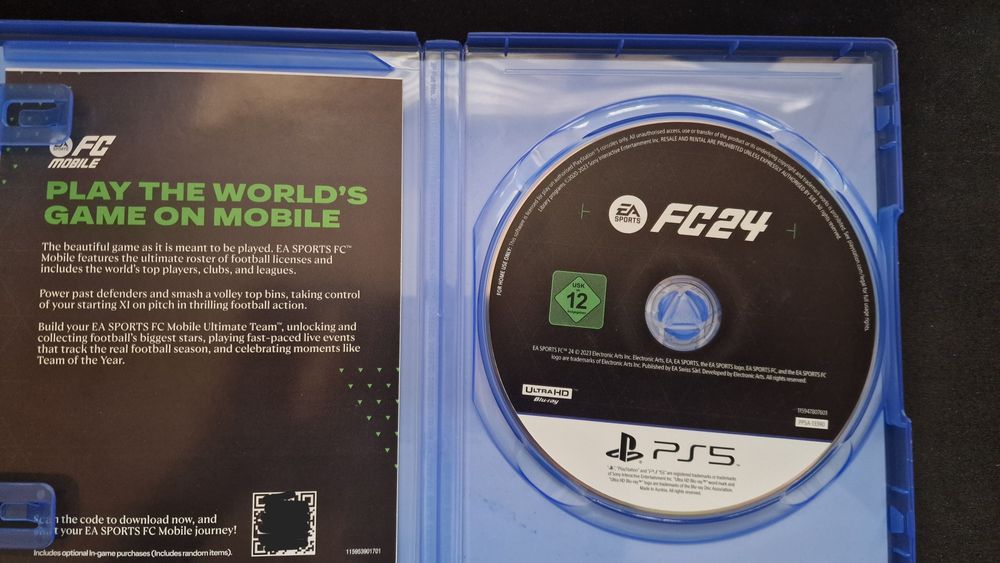 FC24 игра за PS5