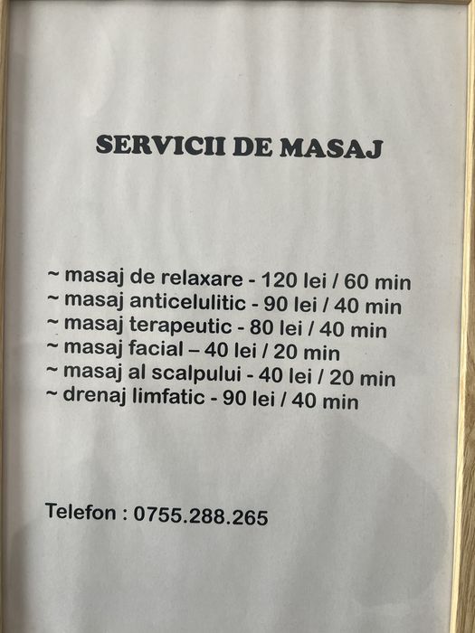 Servici Masaj Arges
