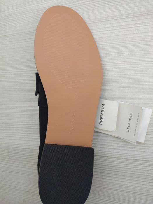 Дамски мокасини Reserved от естествен велур, размер 38