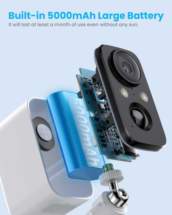 Акумулаторна камера със соларен панел FOAOOD DF 220