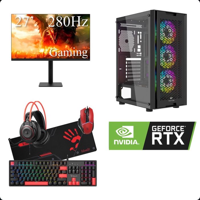 Полный Игровой Комплект в Рассрочку - i5-13400F/32Gb/1TB//RTX4060