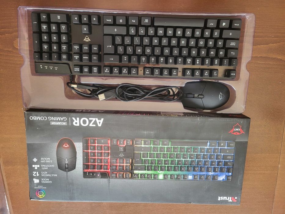 Trust GXT 838 Azor – гейминг клавиатура + мишка
