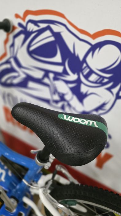 Bicicleta copii Woom 3 albastră + cască Woom