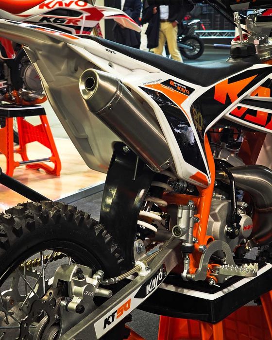 Motocicleta enduro copii Kayo KT50 mini (noua,>6 ani, 8cp, 50cc, 2T,automata, roti 12"/ 10") @ www.mymotocluj.ro