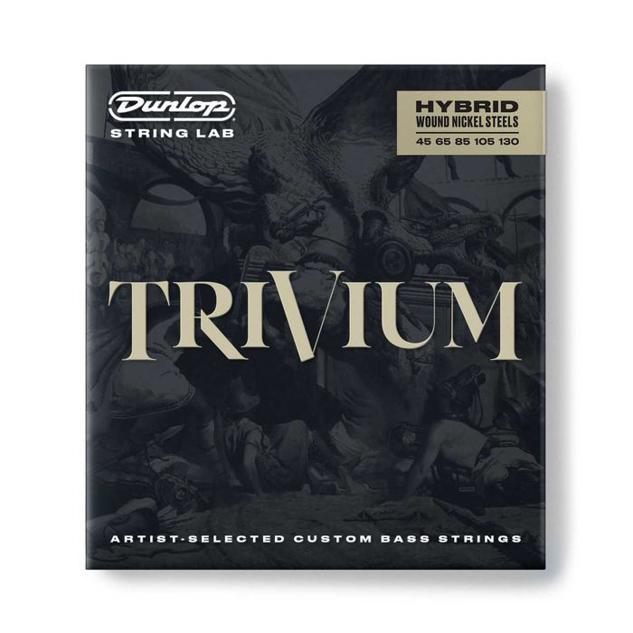 Corzi Dunlop Trivium Hybrid Wound Nickel Bass Strings 45-130 TVMSB45130