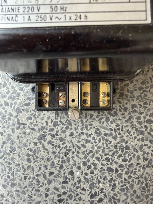 Ретро електрически часовников таймер KŘIŽÍK H53D (220V)