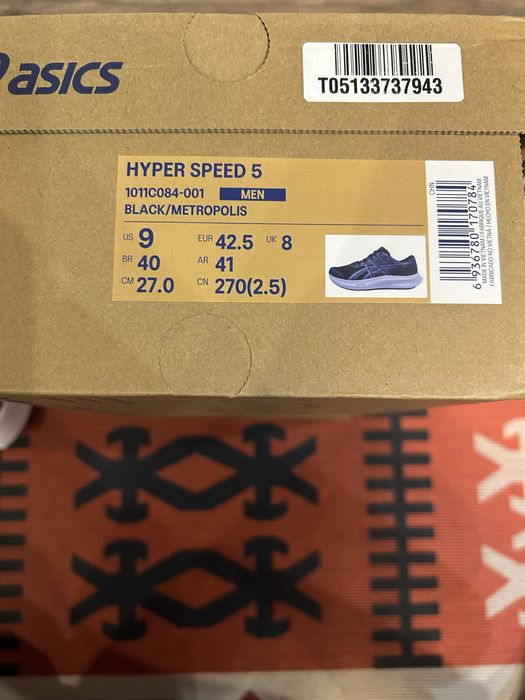 Беговые кроссовки asics hyperspeed 5