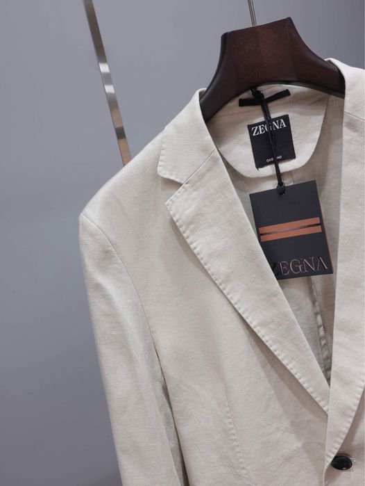 Sacou Zegna , calitate premium , pe comanda , nou , L