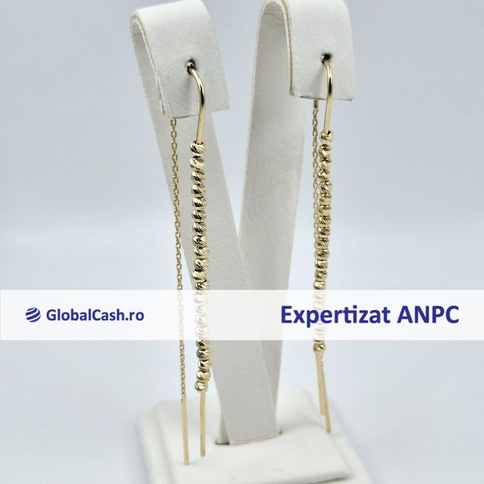 Cercei din aur de 14k, 2.66g | GlobalCash.ro #GR116845