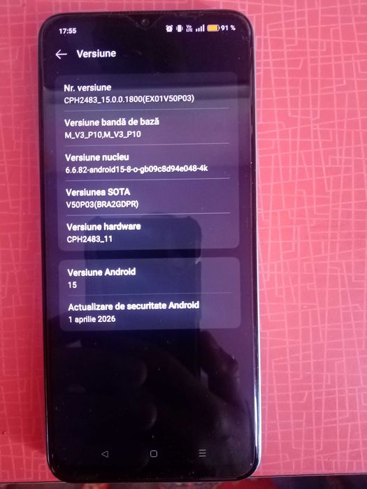 OPPO a75 5g.stare bună estetic și practic