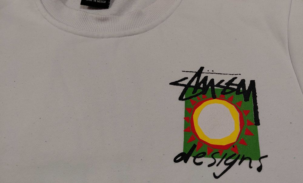 Stussy памучна блуза с дълъг ръкав размер L