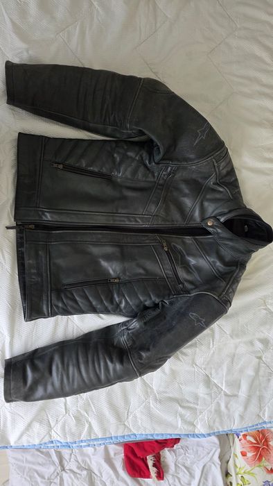 Geaca moto piele alpinestars