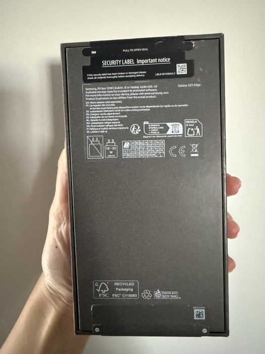 Samsung Galaxy S25 Edge nou, sigilat, 256GB
