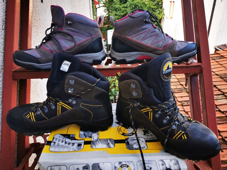 Vand bocanci La Sportiva si Salomon Goretex stare foarte buna