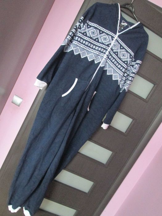 salopeta bleumarine cu gluga M/L