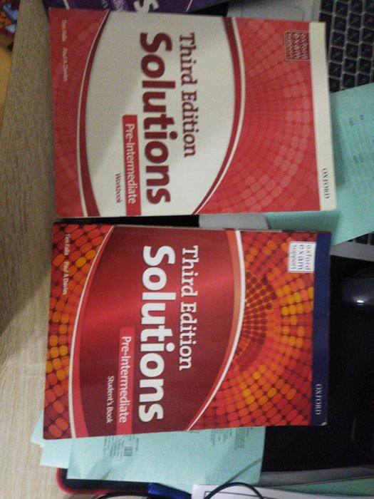 Third edition solutions student's book and workbook pre intermidiate