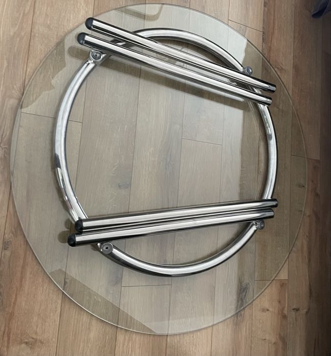Masa Sticla Rotunda IKEA Diametru 105 cm