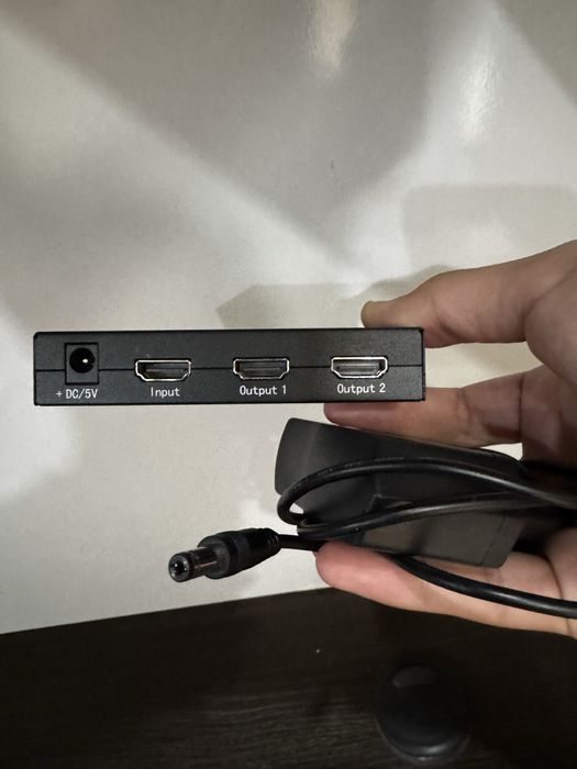 HDMI Splitter разветвитель сплиттер 1x2 UHD 4Kx2K