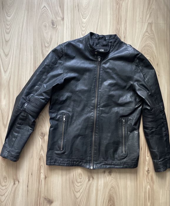 JACK & JONES / мъжко кожено(естествена) яке L