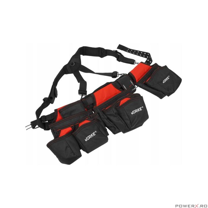 Centura port scule, stil curea cu ham, pentru organizarea uneltelor,