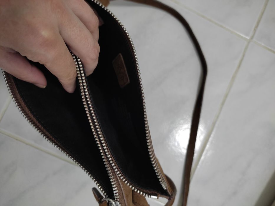 Велурена чанта Massimo Dutti