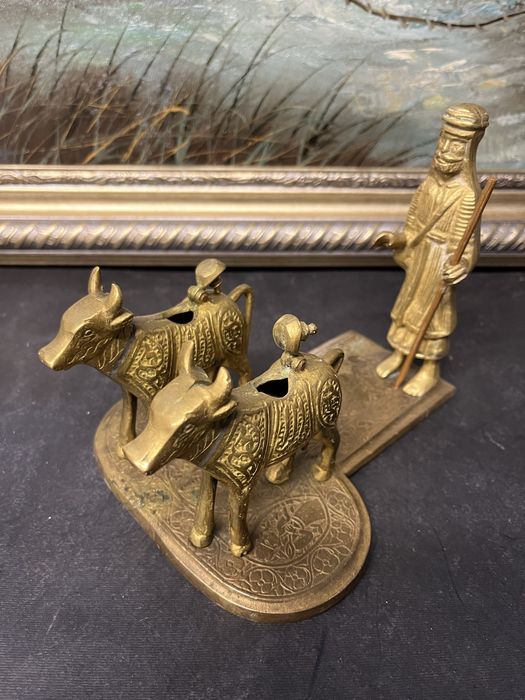 Колекционерска,бронзова мастилница