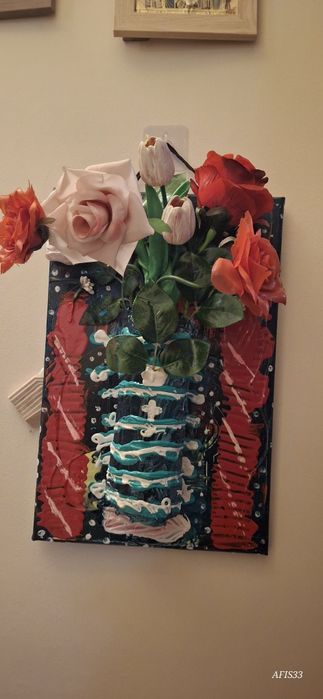 Tablou pictat in acrilice