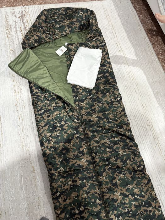 Спальный мешок и картимат