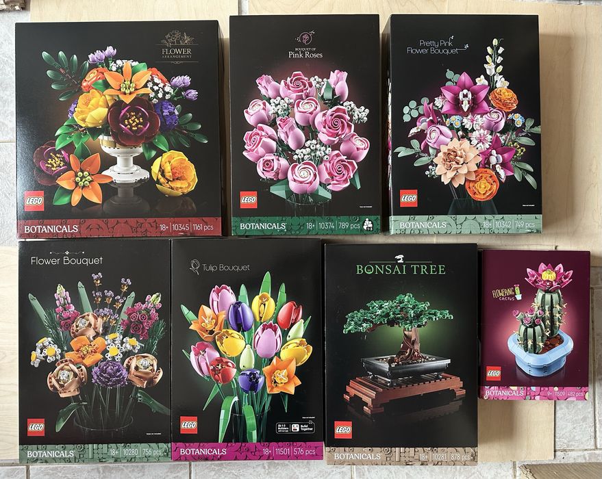 ЧИСТО НОВИ конструктори LEGO Technic Icons Botanical Creator Fortnite ART ЛЕГО
