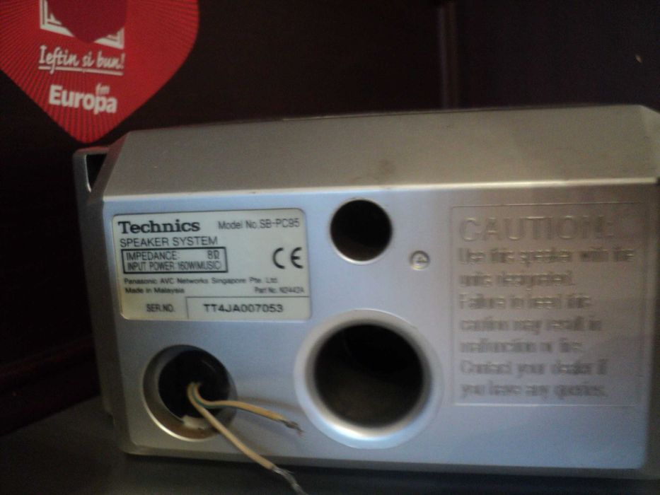 Boxe camera SHWA si combina Technics completa + telecomanda