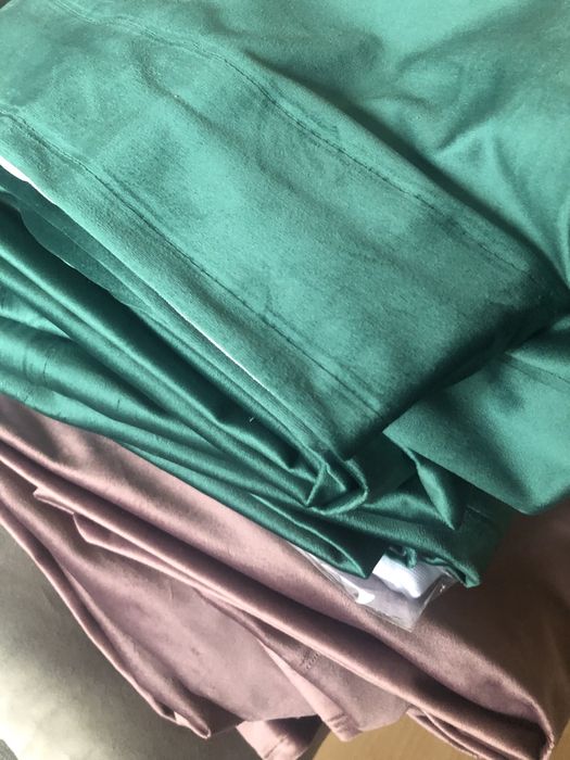 Draperie catifea verde smarald 3m