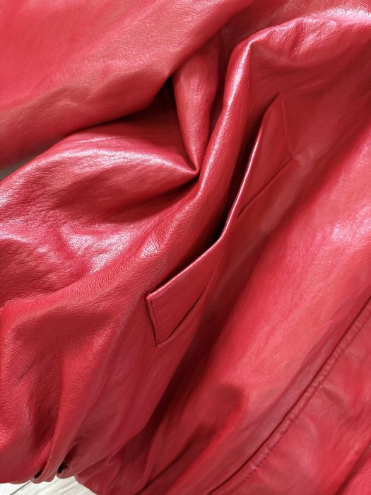 Страхотно червено кожено яке Reserved