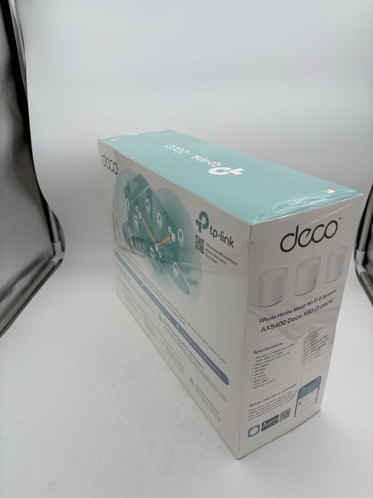 Sistem Mesh Wi-Fi TP-Link Deco X60 (3-pack), AX5400, sigilat, OCAZIE