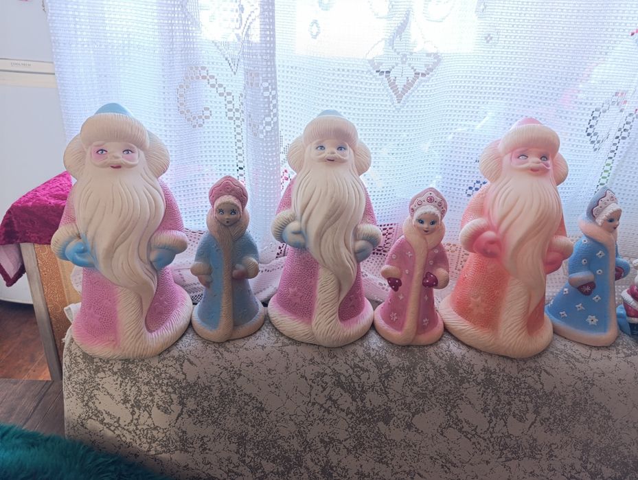 Ёлочные игрушки ,  резиновые , пластик , плюш  СССР