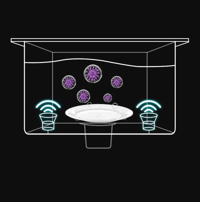 Ултразвкукова мултифункционална кухненска мивка 60см