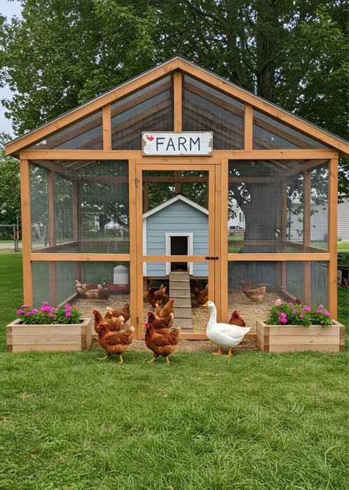 Курятник для куриц