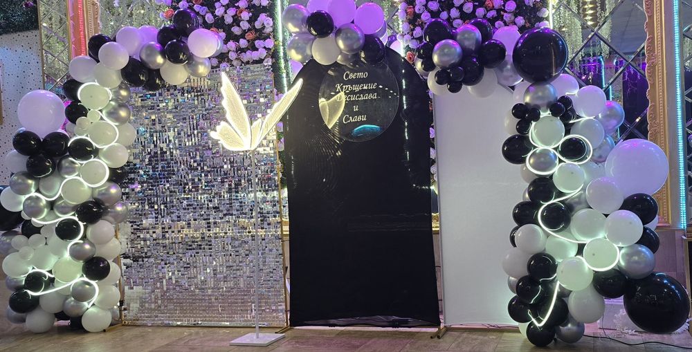 Украса за рожден ден,кръщене,юбилей,бал,сватба  и др. Балони с хелий