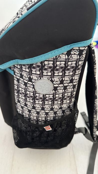 Ghiozdan Scoala Easy Lego Core Line - Design Star Wars Stormtrooper